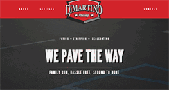 Desktop Screenshot of dimartinopaving.com